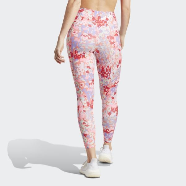 Train Essentials Legging Taille Haute Imprimé 7/8 écarlate Adidas