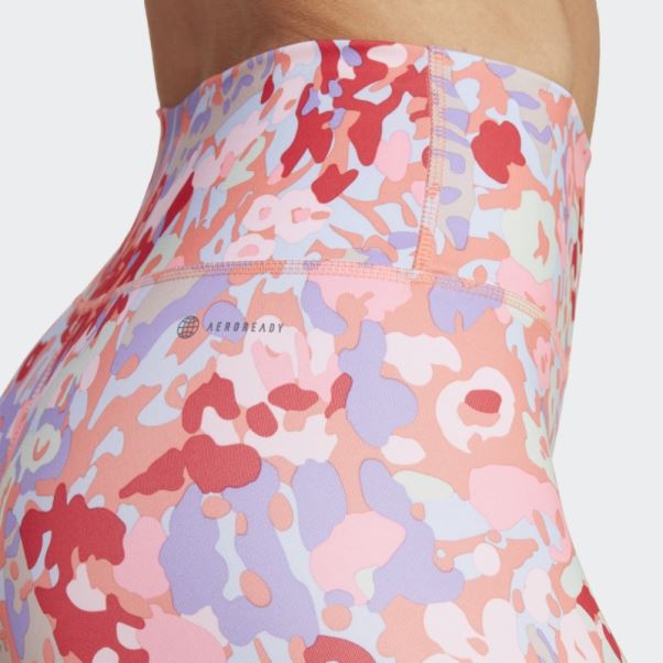 Train Essentials Legging Taille Haute Imprimé 7/8 écarlate Adidas