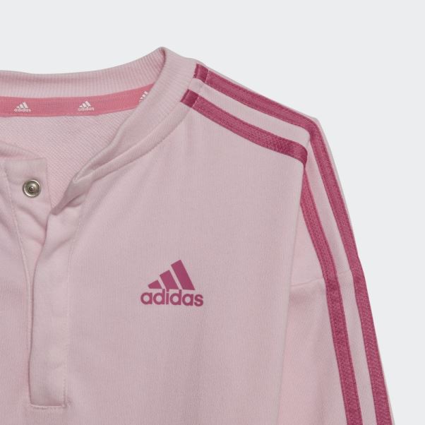 Adidas Body 3 Bandes En Molleton Essentials Rose