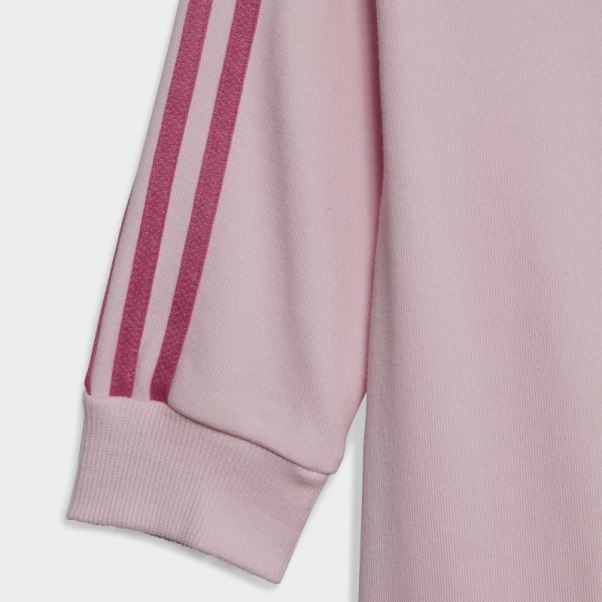 Adidas Body 3 Bandes En Molleton Essentials Rose