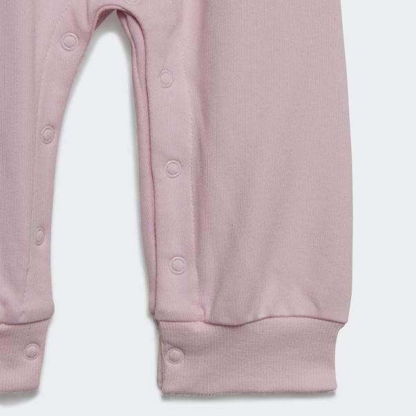 Adidas Body 3 Bandes En Molleton Essentials Rose