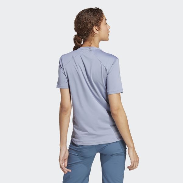 Tee Shirt Adidas Silver Violet Five Ten Bike Trailx