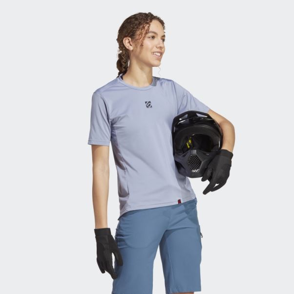 Tee Shirt Adidas Silver Violet Five Ten Bike Trailx