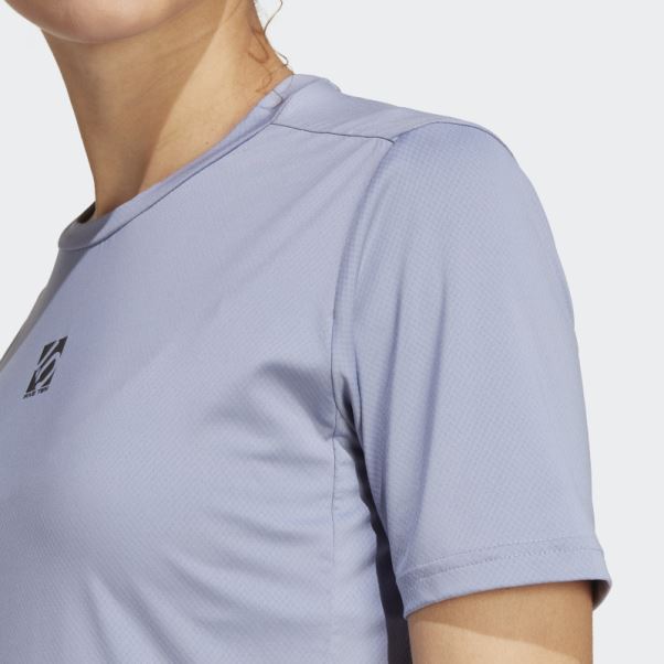 Tee Shirt Adidas Silver Violet Five Ten Bike Trailx