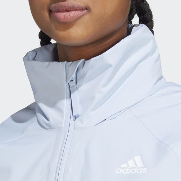 Veste Bsc 3-stripes Rain.rdy Bleu Aube Adidas