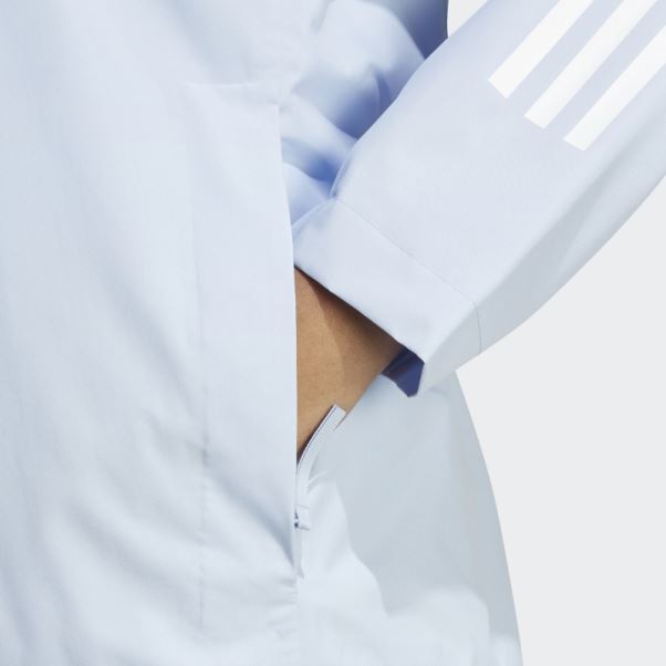 Veste Bsc 3-stripes Rain.rdy Bleu Aube Adidas