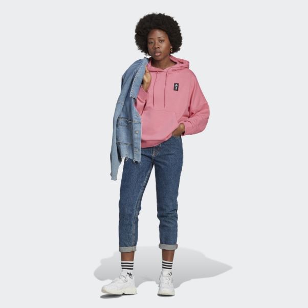 Sweat à Capuche Rose Adidas Juventus