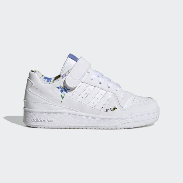 Chaussures Adidas Forum Low Vertes