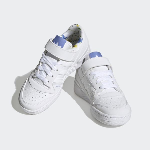 Chaussures Adidas Forum Low Vertes