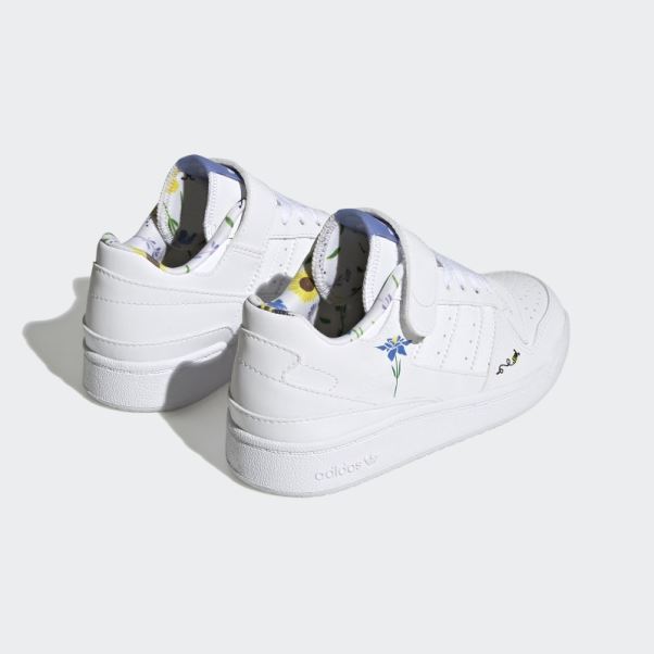 Chaussures Adidas Forum Low Vertes