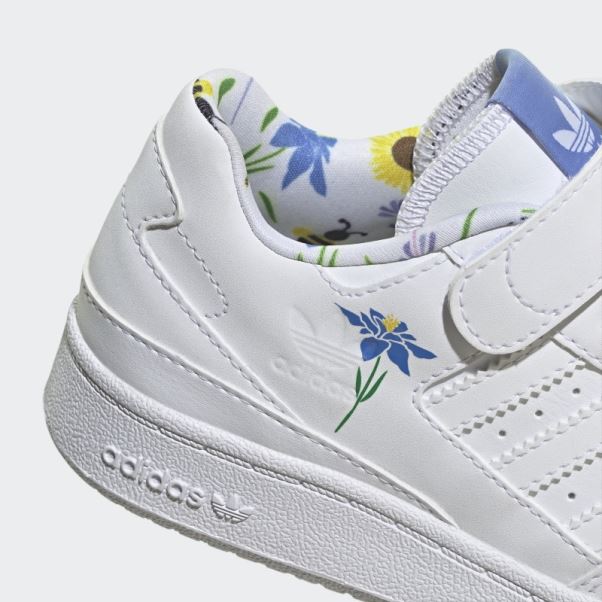 Chaussures Adidas Forum Low Vertes