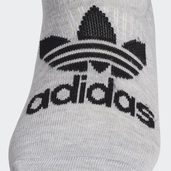Chaussettes Super Invisibles Adidas Classic Superlite Gris Moyen 6 Paires
