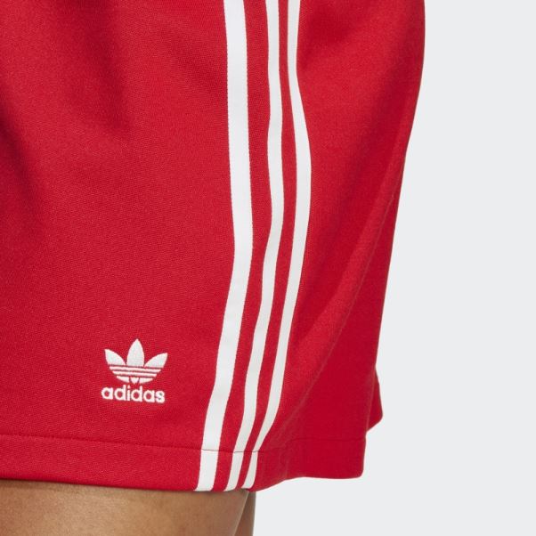 Jupe Courte Enveloppante Adidas Scarlet Adicolor Classics à 3 Bandes