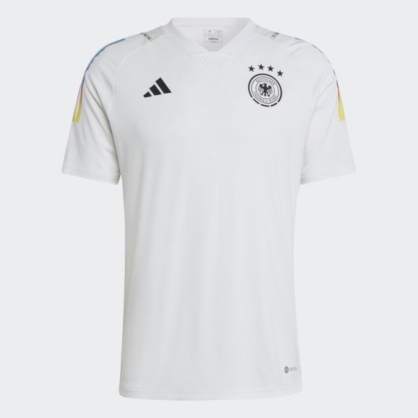 Maillot Pré-match Adidas Allemagne Tiro 23 Game Day Blanc