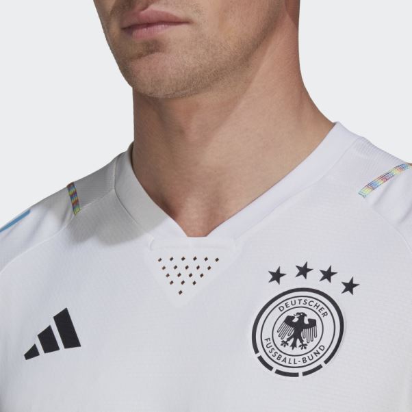 Maillot Pré-match Adidas Allemagne Tiro 23 Game Day Blanc