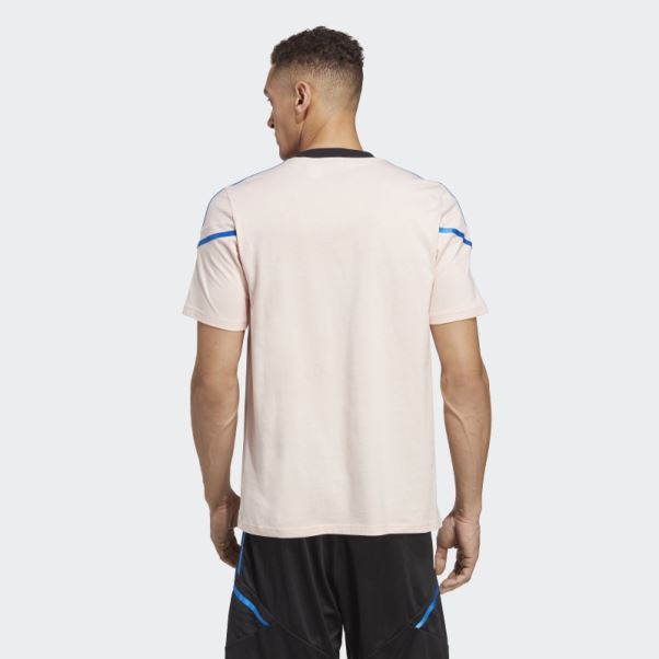 T-shirt D'entrainement Manchester United Condivo 22 Rose Icey Adidas