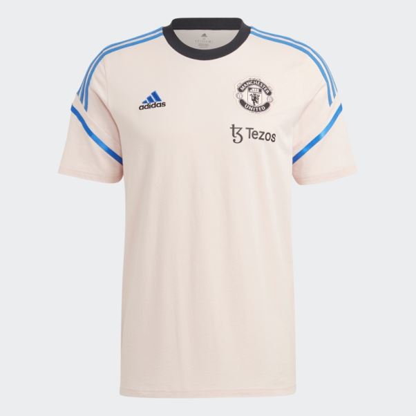 T-shirt D'entrainement Manchester United Condivo 22 Rose Icey Adidas
