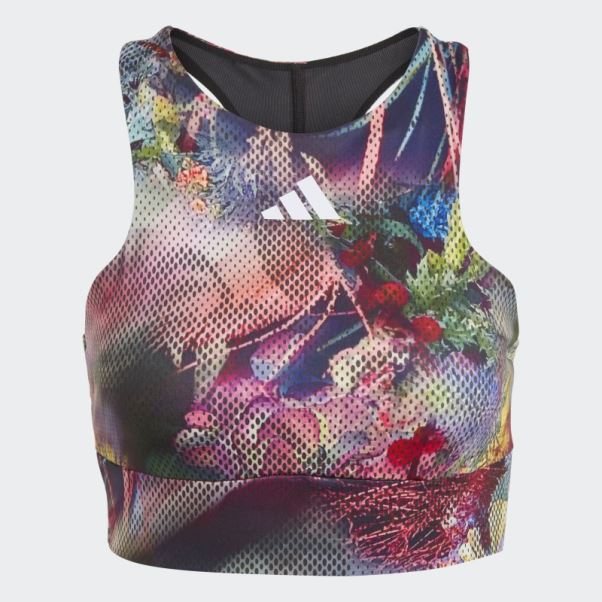 Adidas Melbourne Tennis Crop Top Multicolore