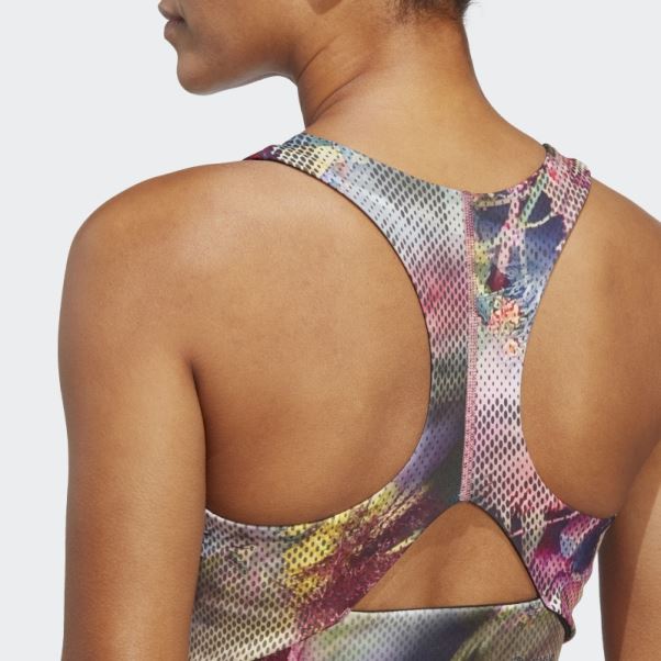 Adidas Melbourne Tennis Crop Top Multicolore