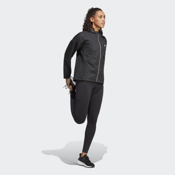 Veste De Running Adidas Adizero Noir