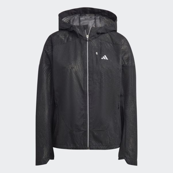 Veste De Running Adidas Adizero Noir
