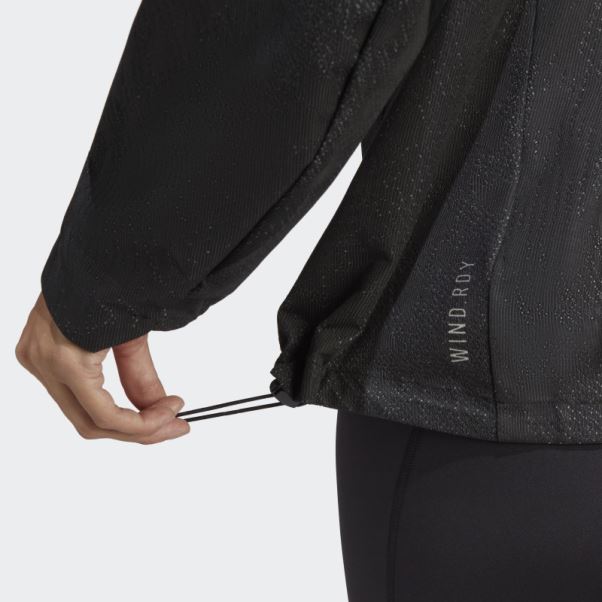 Veste De Running Adidas Adizero Noir