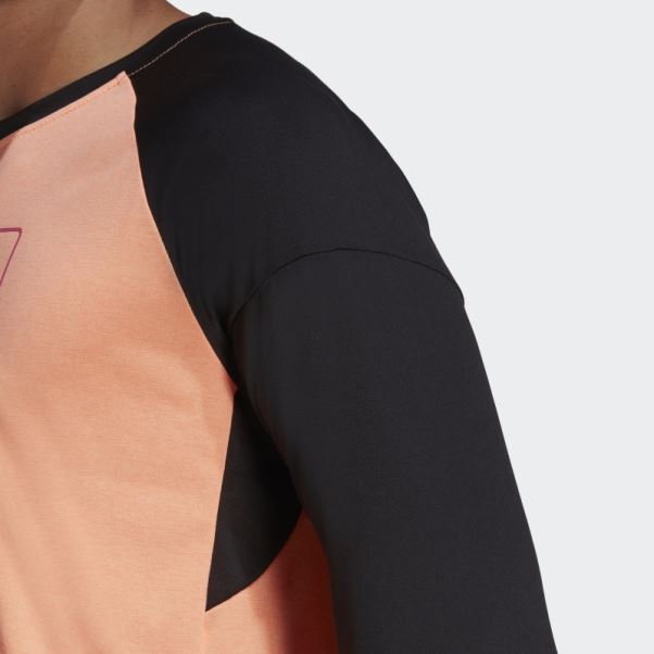 Maillot Manches Longues Adidas Cinq Dix Orange