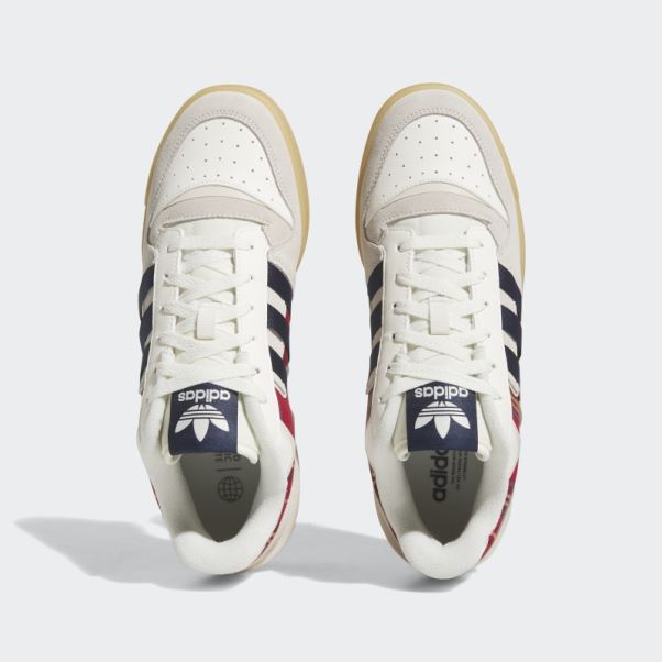 Adidas Forum Exhibition Chaussures Basses Bleu Marine