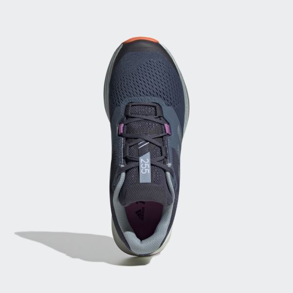 Acier Terrex Deux Flux Chaussures De Course Sur Sentier Adidas