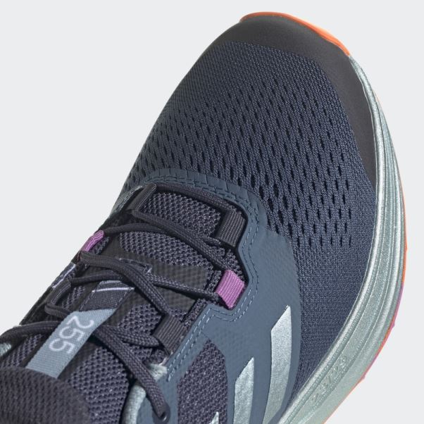 Acier Terrex Deux Flux Chaussures De Course Sur Sentier Adidas