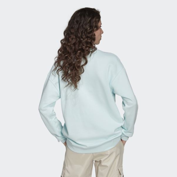 Sweat Adidas Trèfle Bleu Mode