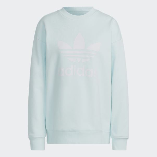 Sweat Adidas Trèfle Bleu Mode