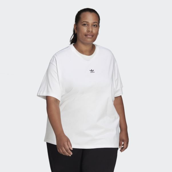 T-shirt (taille Plus) Blanc Adidas