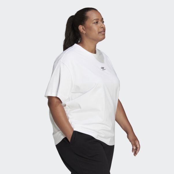 T-shirt (taille Plus) Blanc Adidas
