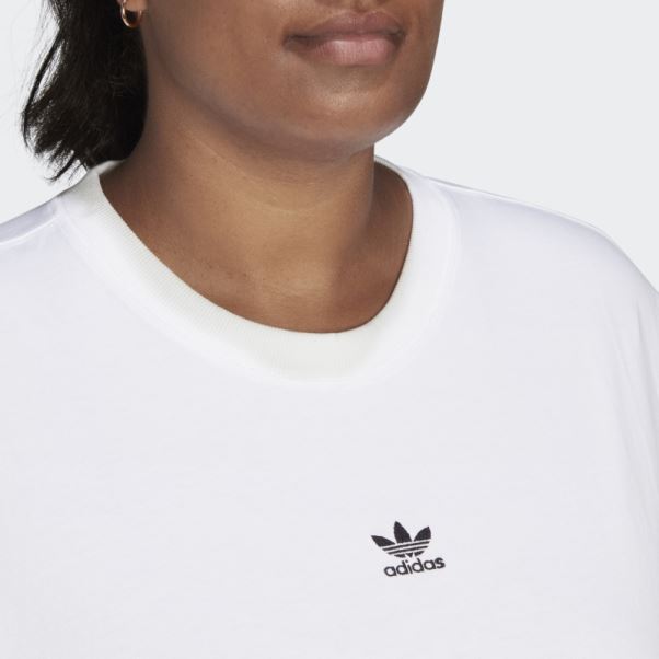 T-shirt (taille Plus) Blanc Adidas