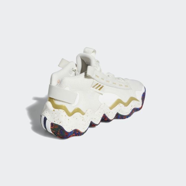 Adidas Exhibition B Mid Chaussures De Basket Blanc