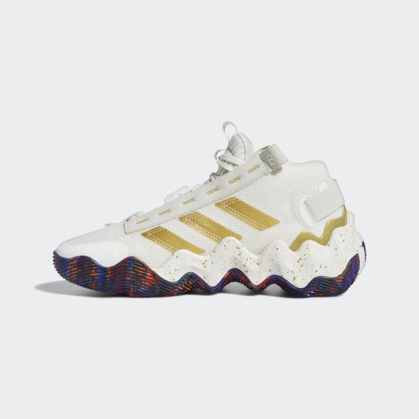 Adidas Exhibition B Mid Chaussures De Basket Blanc