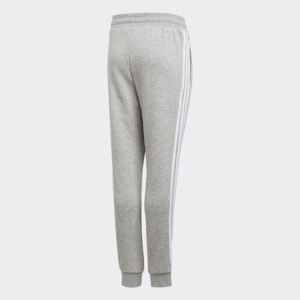 Pantalon 3 Bandes Adidas Gris Moyen