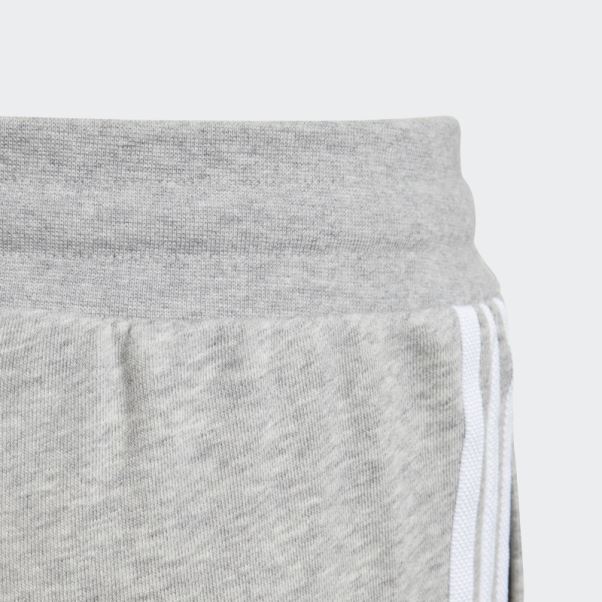Pantalon 3 Bandes Adidas Gris Moyen