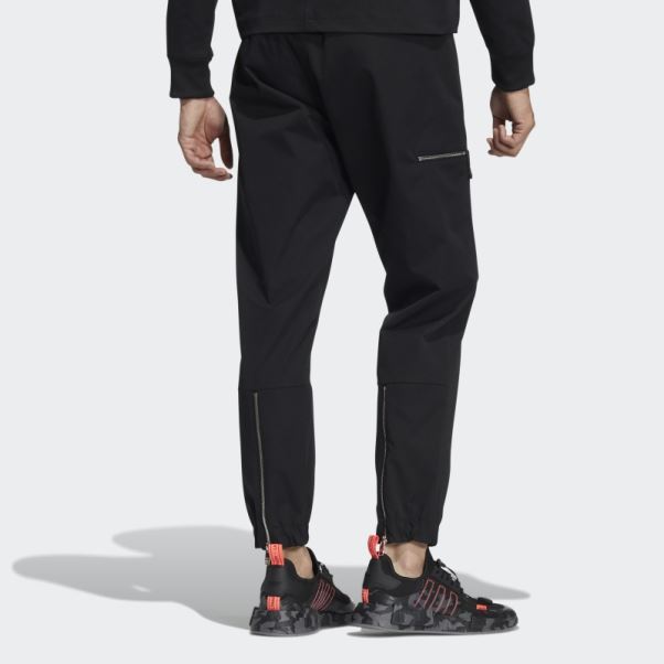 Pantalon Zip Adidas Noir