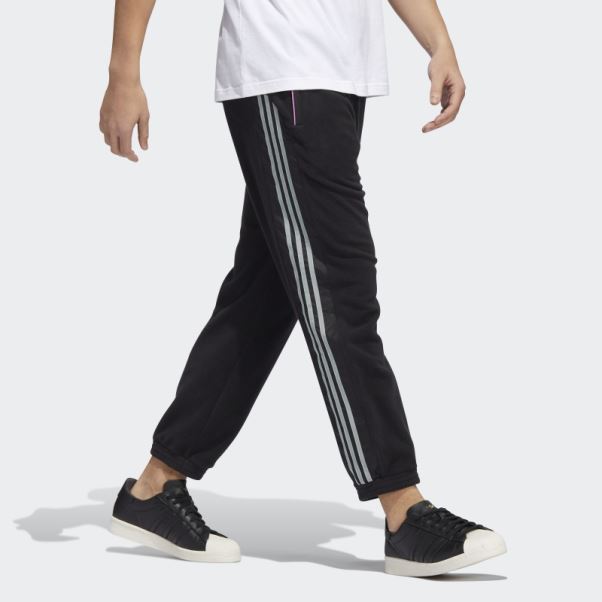 Pantalon De Jogging Polaire Noir Adidas