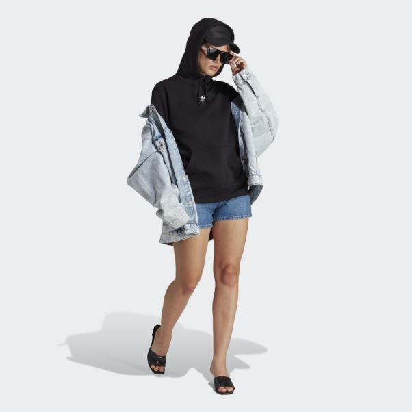 Sweat Adidas Adicolor Essentials Polaire Noir