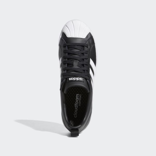 Chaussures Streetcheck Cloudfoam Court Low Noir Adidas