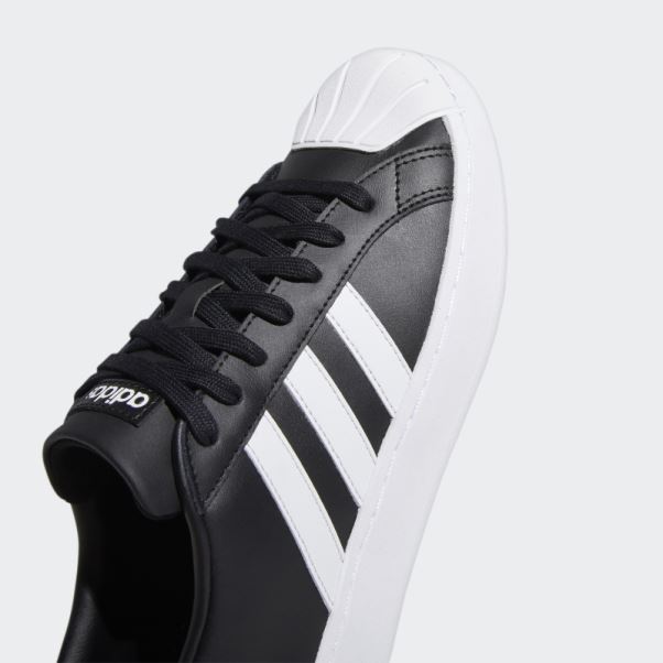 Chaussures Streetcheck Cloudfoam Court Low Noir Adidas