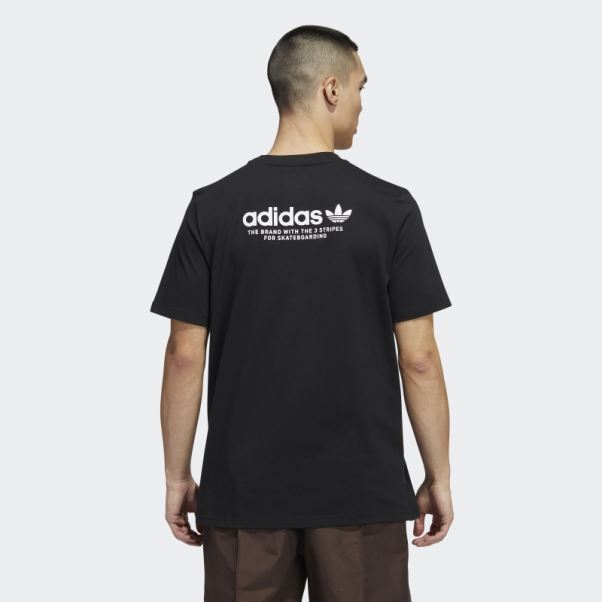 Adidas T-shirt Logo Skateboarding 4.0 Noir (non Genré)