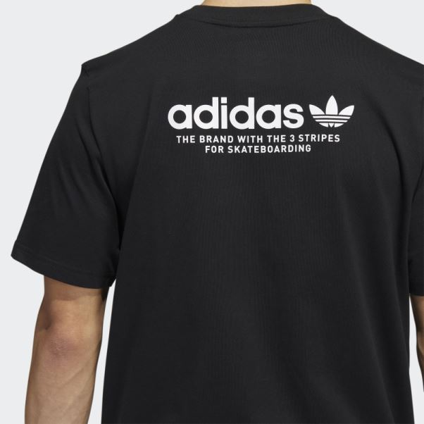 Adidas T-shirt Logo Skateboarding 4.0 Noir (non Genré)