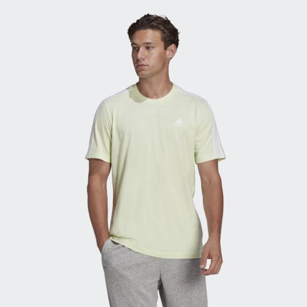 T-shirt à 3 Bandes Essentials Lime Mel Adidas