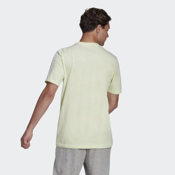T-shirt à 3 Bandes Essentials Lime Mel Adidas
