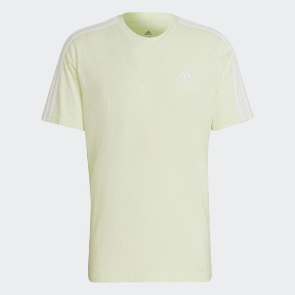T-shirt à 3 Bandes Essentials Lime Mel Adidas