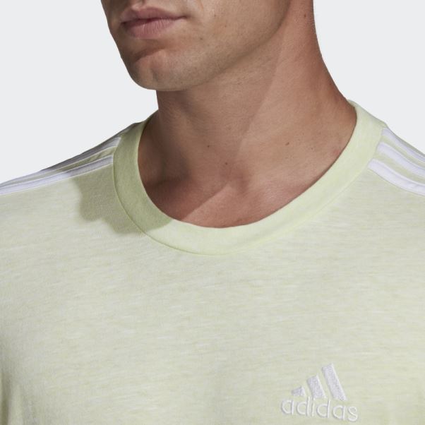 T-shirt à 3 Bandes Essentials Lime Mel Adidas
